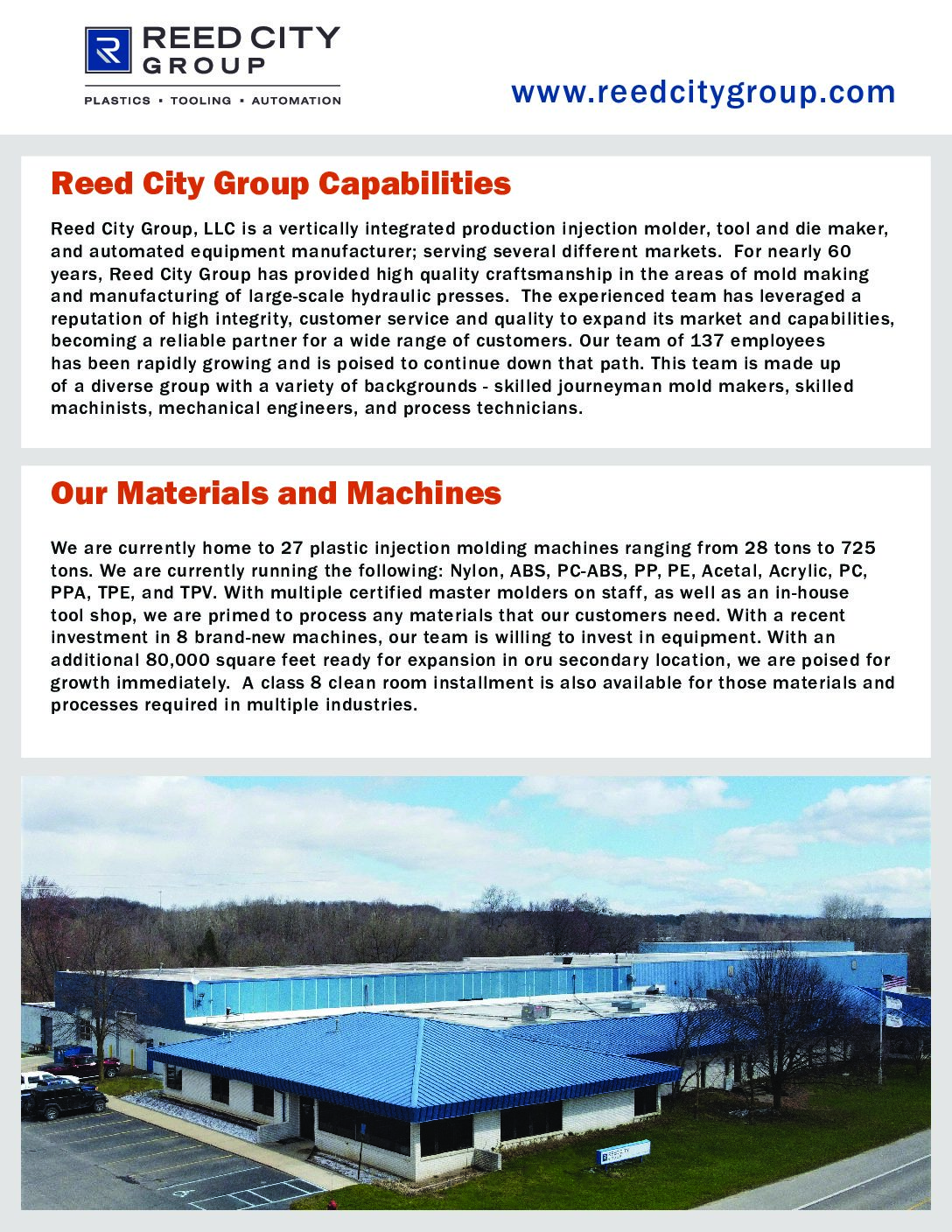 Knowledge Center Reed City Group