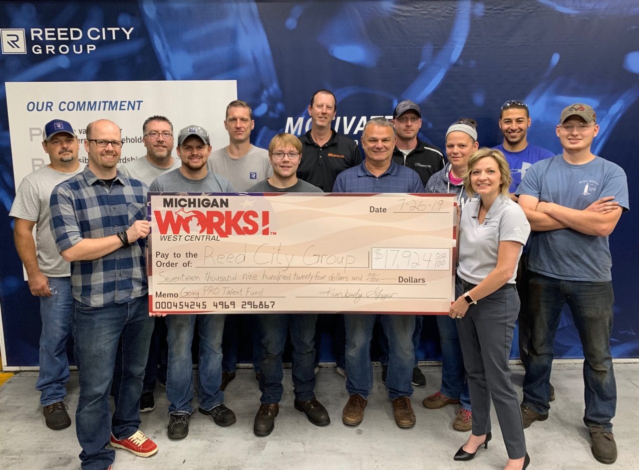 RCG AWARDED GOING PRO TALENT FUND Reed City Group